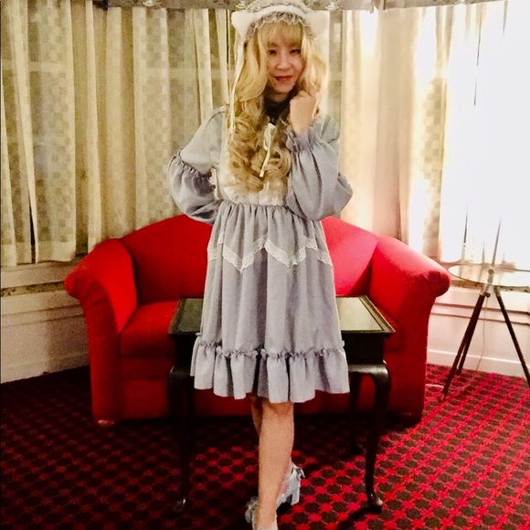 NEW Sweet Harajuku Lolita Dress - Picture 8 of 12